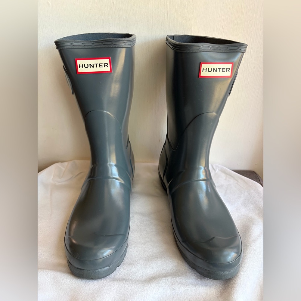 Hunter Rain Boots Slate (Gray Blue) Size 7